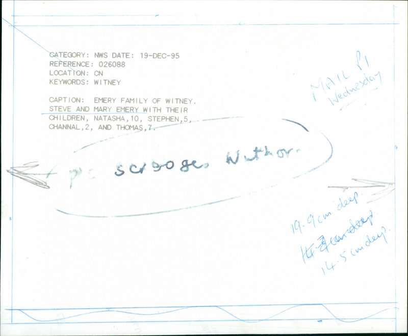 Steve and Mary Emery - Vintage Photograph