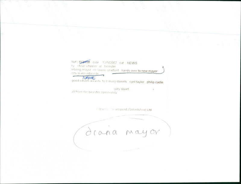 Diana Edwards - Vintage Photograph