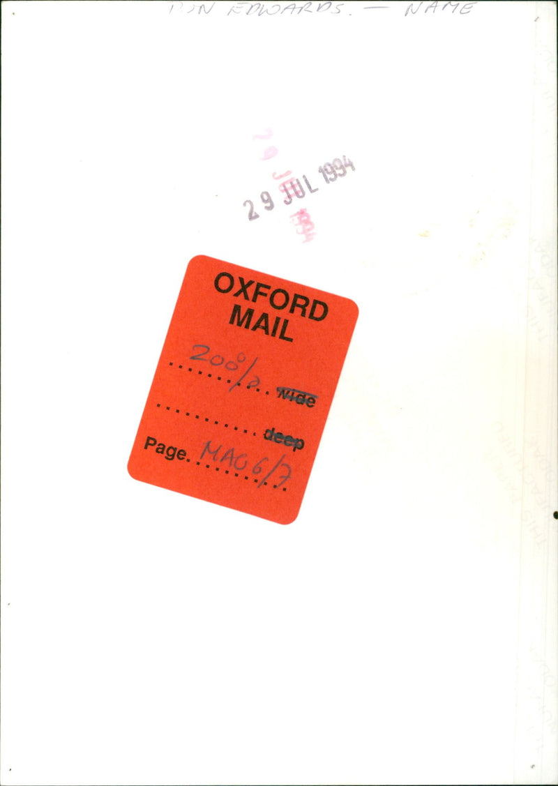 Don Edwards - Vintage Photograph