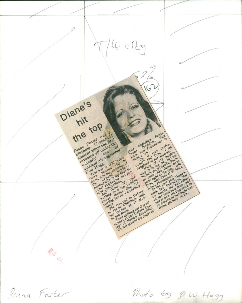 Diane Foster - Vintage Photograph