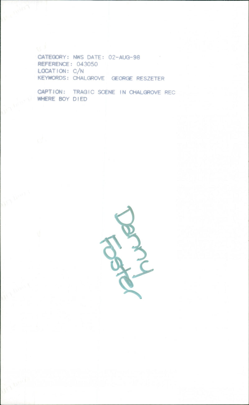 Danny Foster - Vintage Photograph