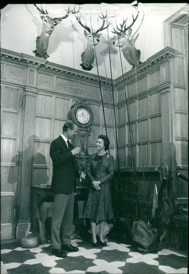 Queen Elizabeth II and Duke of Edinburgh - Vintage Photograph