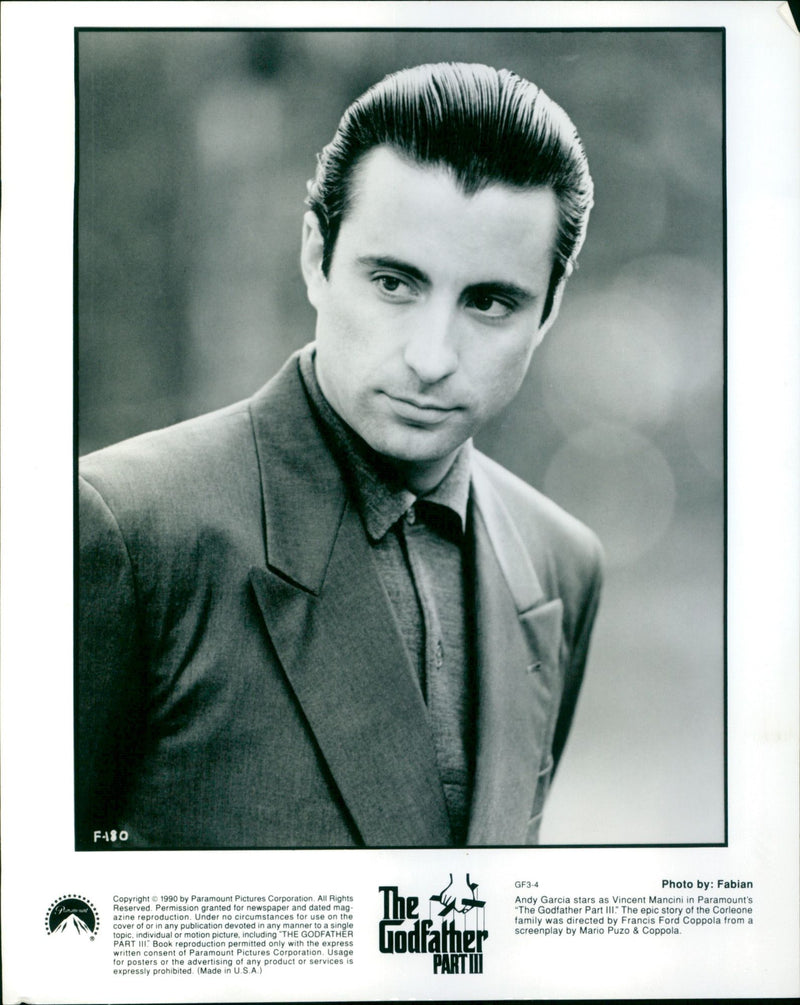Andy Garcia - Vintage Photograph