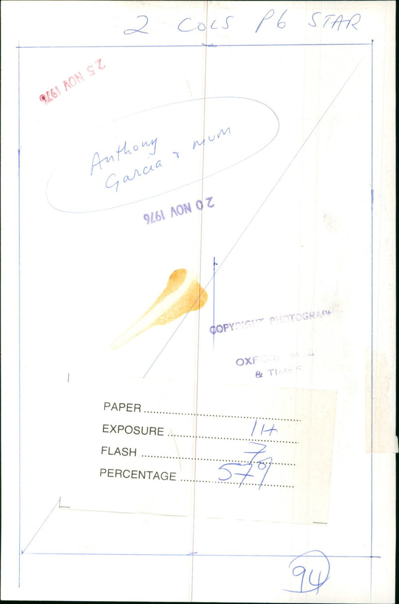 Anthony Garcia - Vintage Photograph