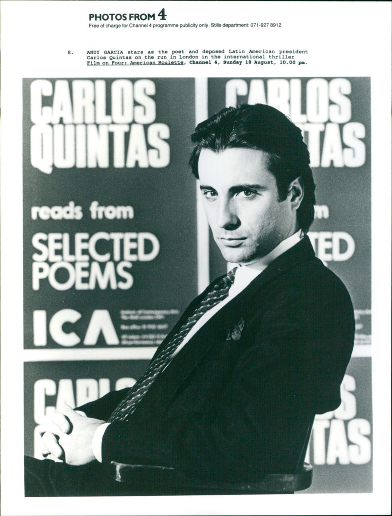 Andy Garcia - Vintage Photograph