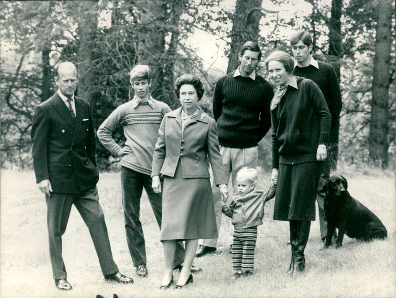 Queen Elizabeth II and the Duke of Edinburgh - Vintage Photograph