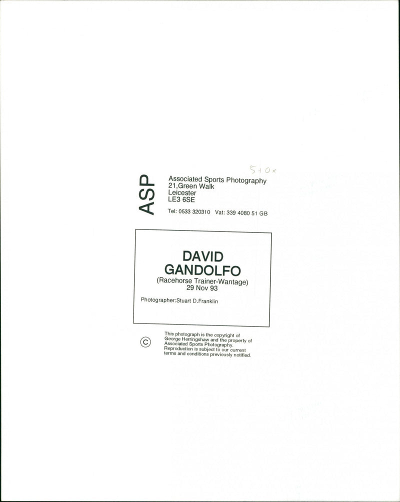 David Gandolfo - Vintage Photograph