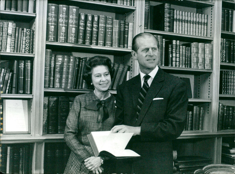 Queen Elizabeth II and the Duke of Edinburgh - Vintage Photograph