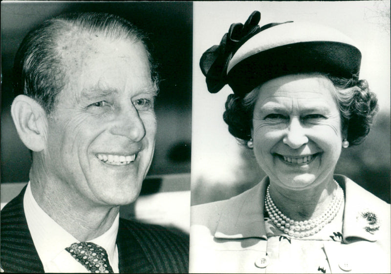 Queen Elizabeth II and the Duke of Edinburgh - Vintage Photograph