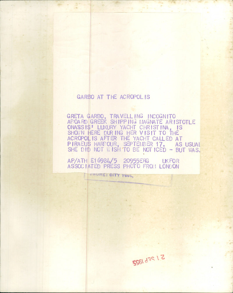 Greta Garbo - Vintage Photograph