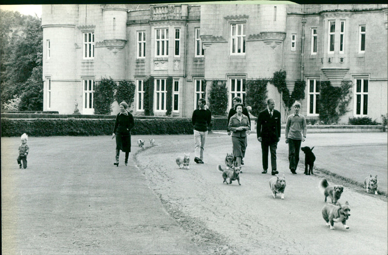 Queen Elizabeth II and Prince Philip - Vintage Photograph