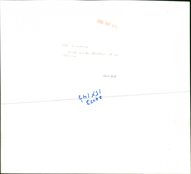 Gerald Garcia - Vintage Photograph