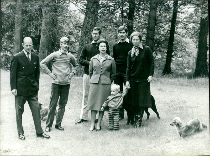 Queen Elizabeth II and Prince Philip - Vintage Photograph