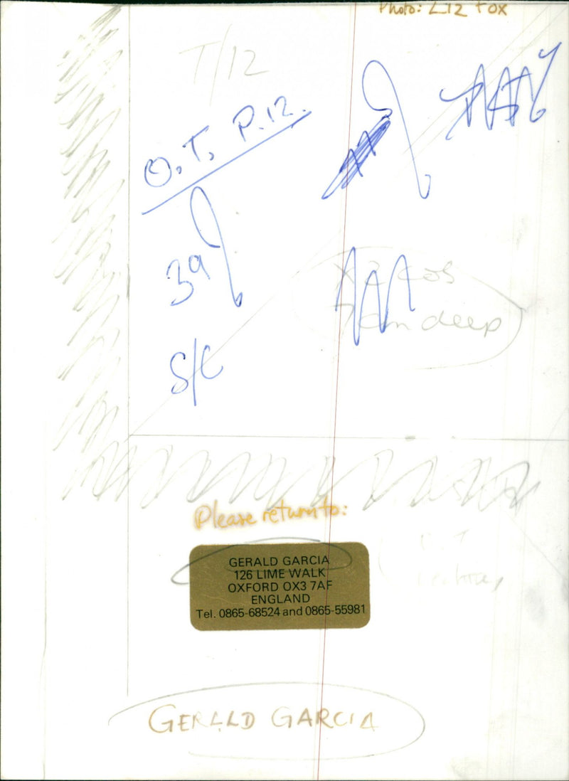 Gerald Garcia - Vintage Photograph