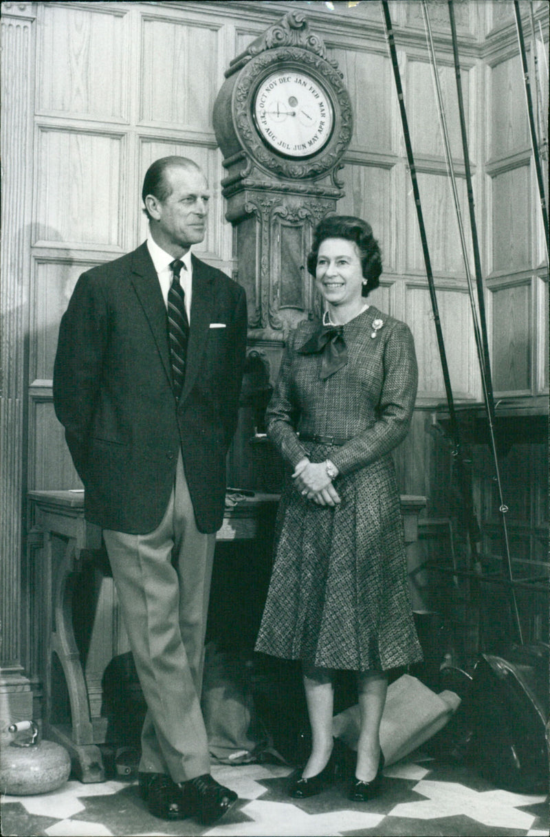 Queen Elizabeth II and Duke of Edinburgh - Vintage Photograph