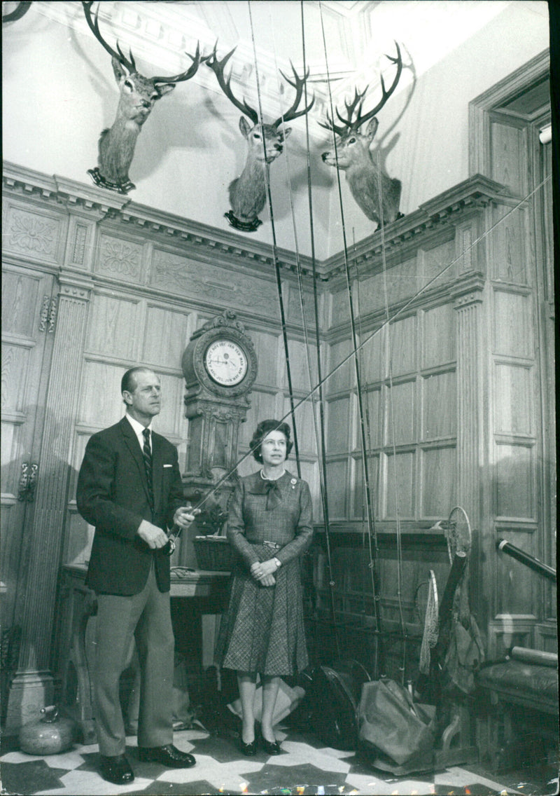 Queen Elizabeth II and the Duke of Edinburgh - Vintage Photograph