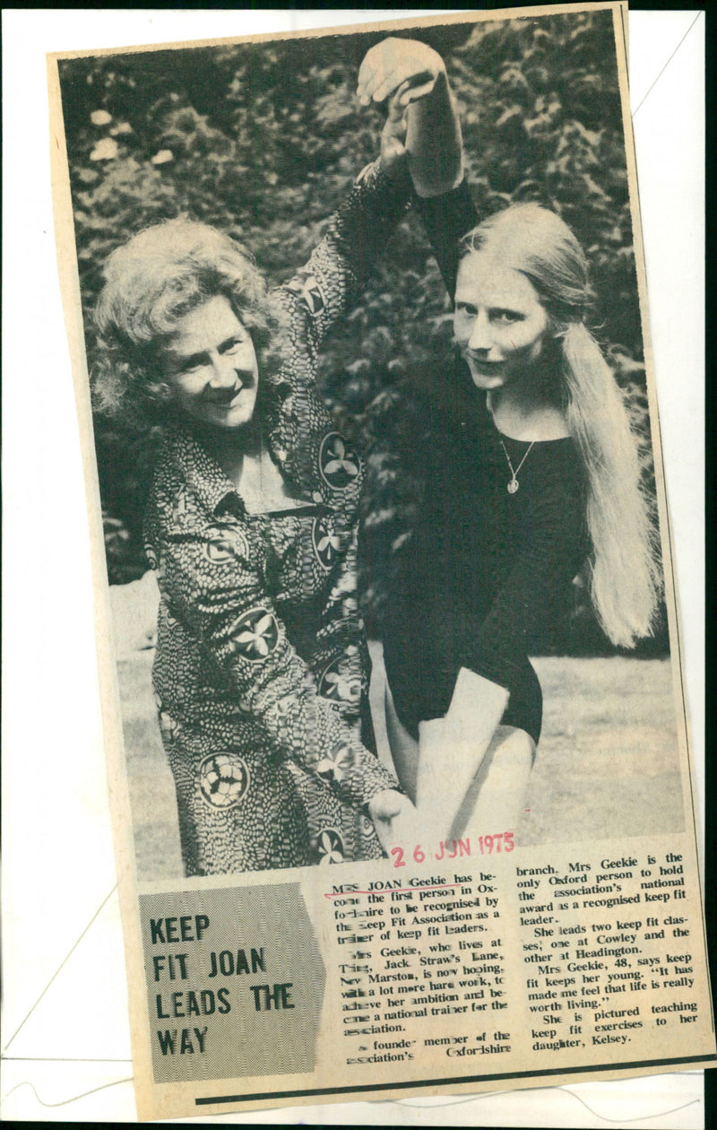 Mrs. Joan Geekie - Vintage Photograph