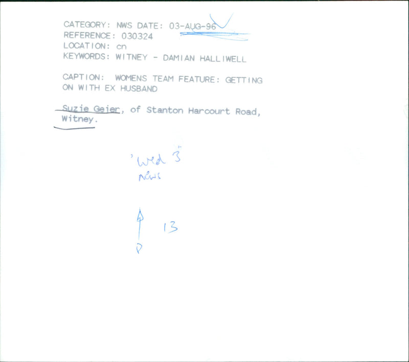 Suzie Geier - Vintage Photograph