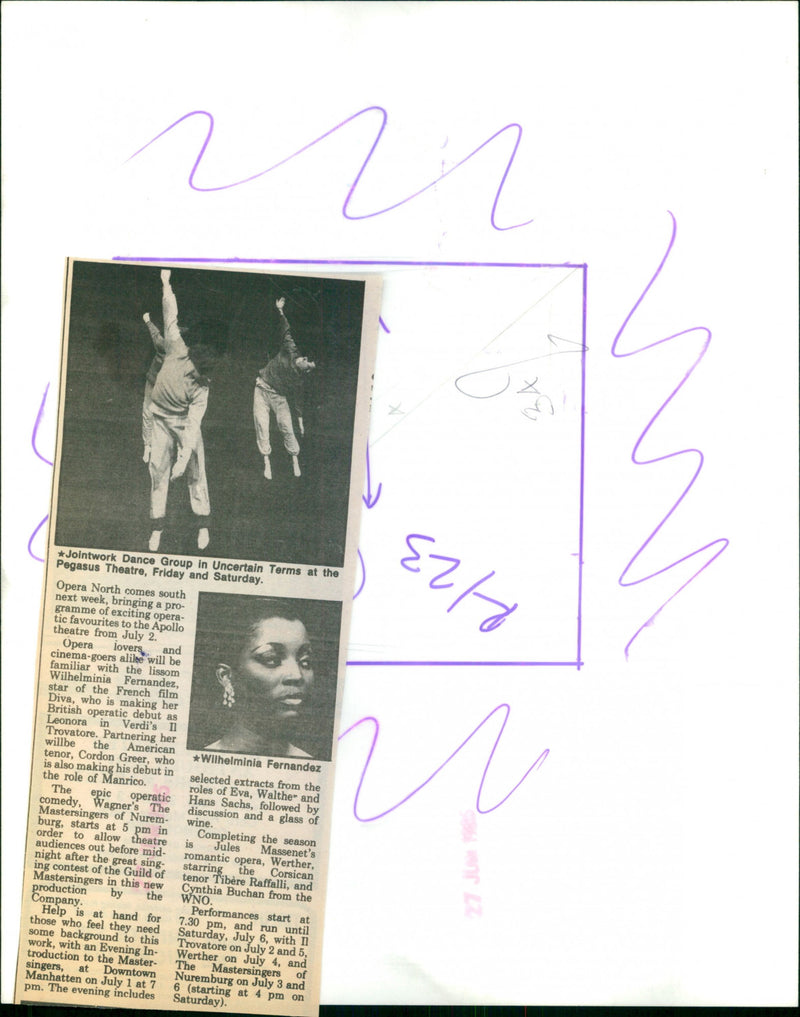 Wilhelminia Fernandez - Vintage Photograph