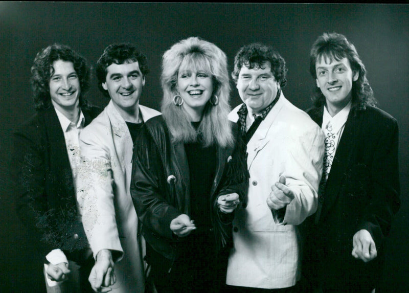 The Gayle Warning Band - Vintage Photograph