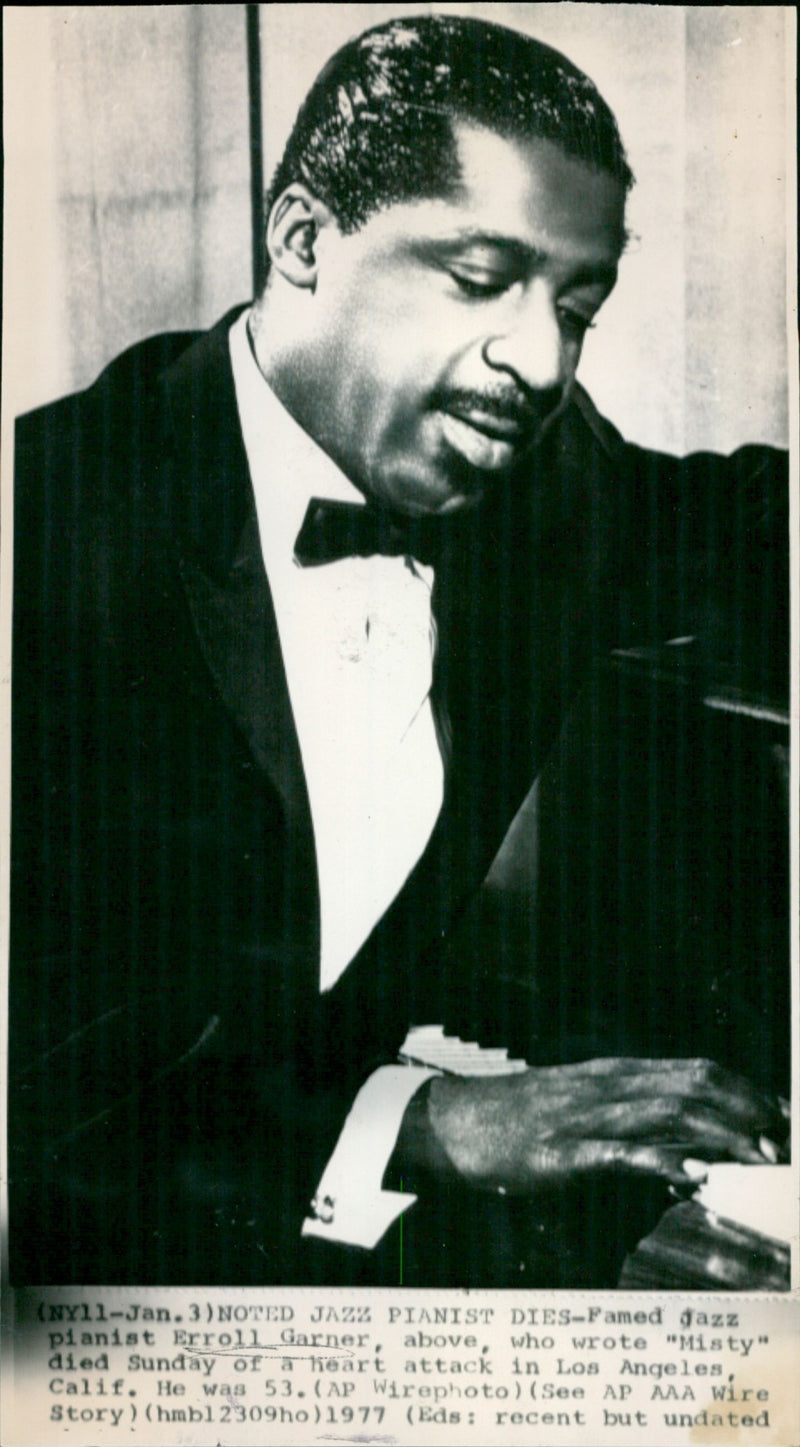Erroll Garner - Vintage Photograph