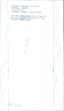 Paulina Wojtowska, a student at Pembroke College, models new clothing from the 100% DAVE FLEMING collection. - Vintage Photograph