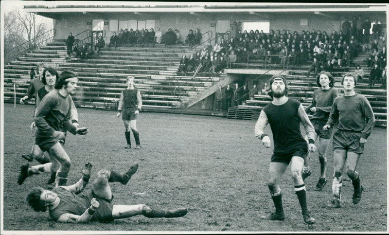 Football Cup Final - Vintage Photograph