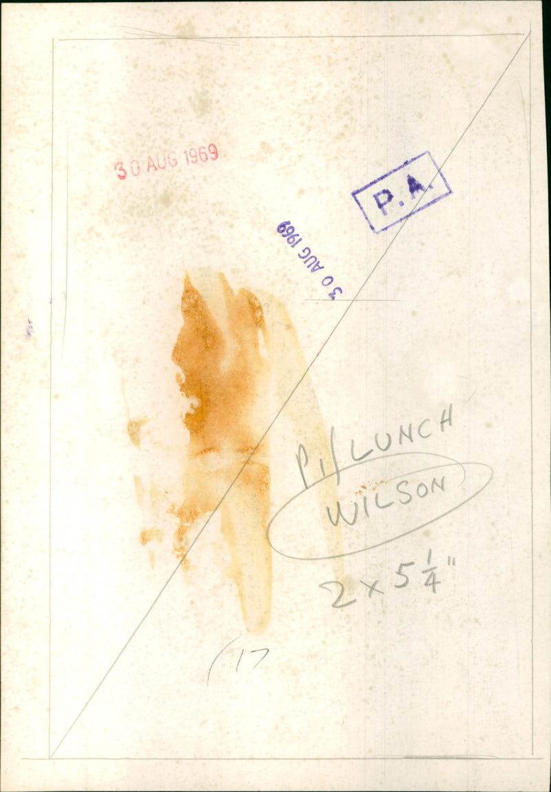 Mr. Harold Wilson - Vintage Photograph