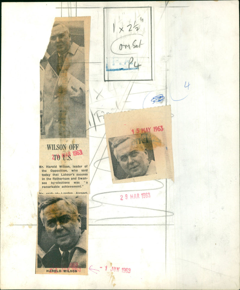 Mr. Harold Wilson - Vintage Photograph