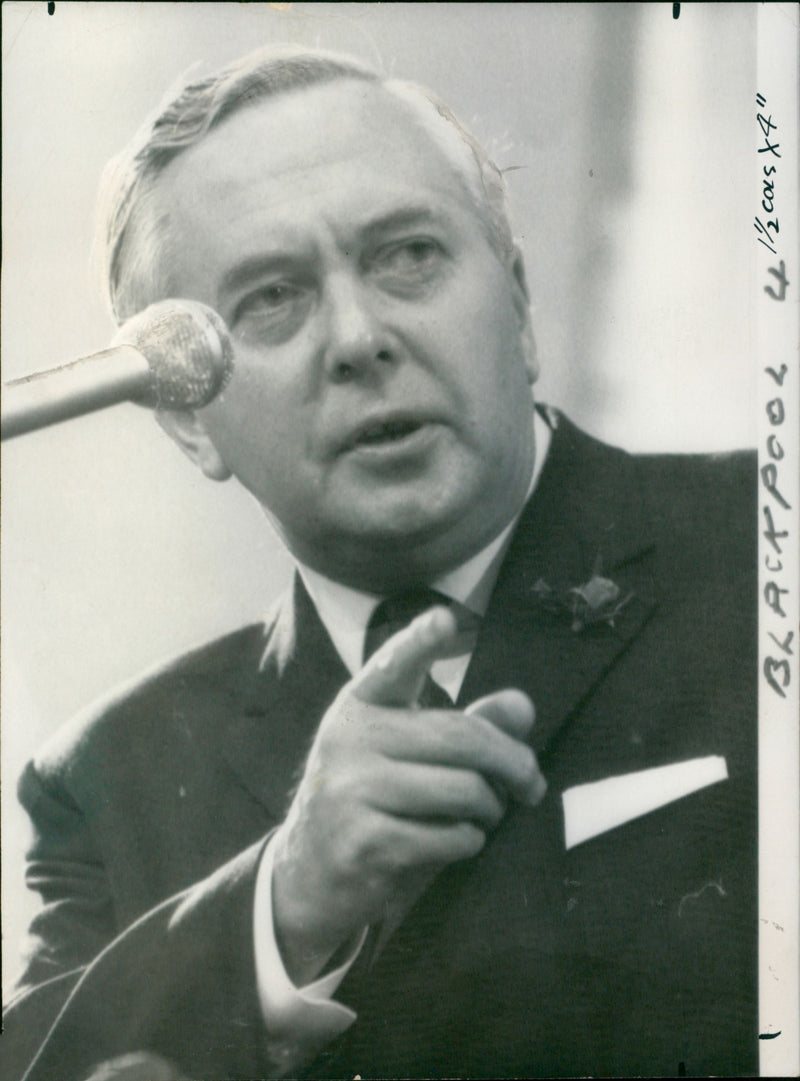 Mr. Harold Wilson - Vintage Photograph