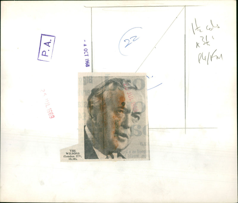 Mr. Harold Wilson - Vintage Photograph