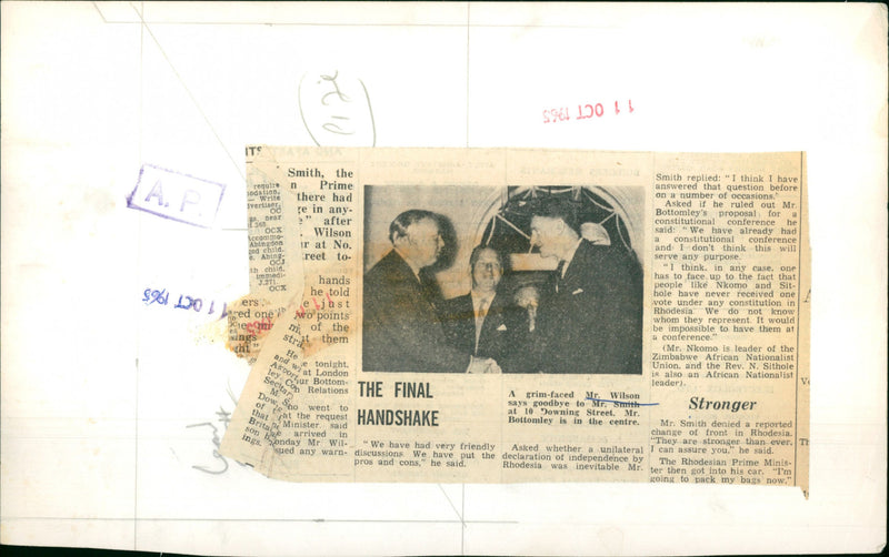 Mr. Harold Wilson - Vintage Photograph