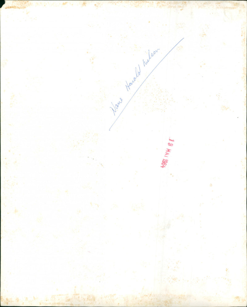 Mr. Harold Wilson - Vintage Photograph