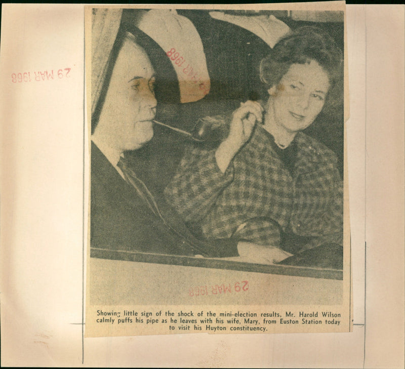 Mr. Harold Wilson - Vintage Photograph