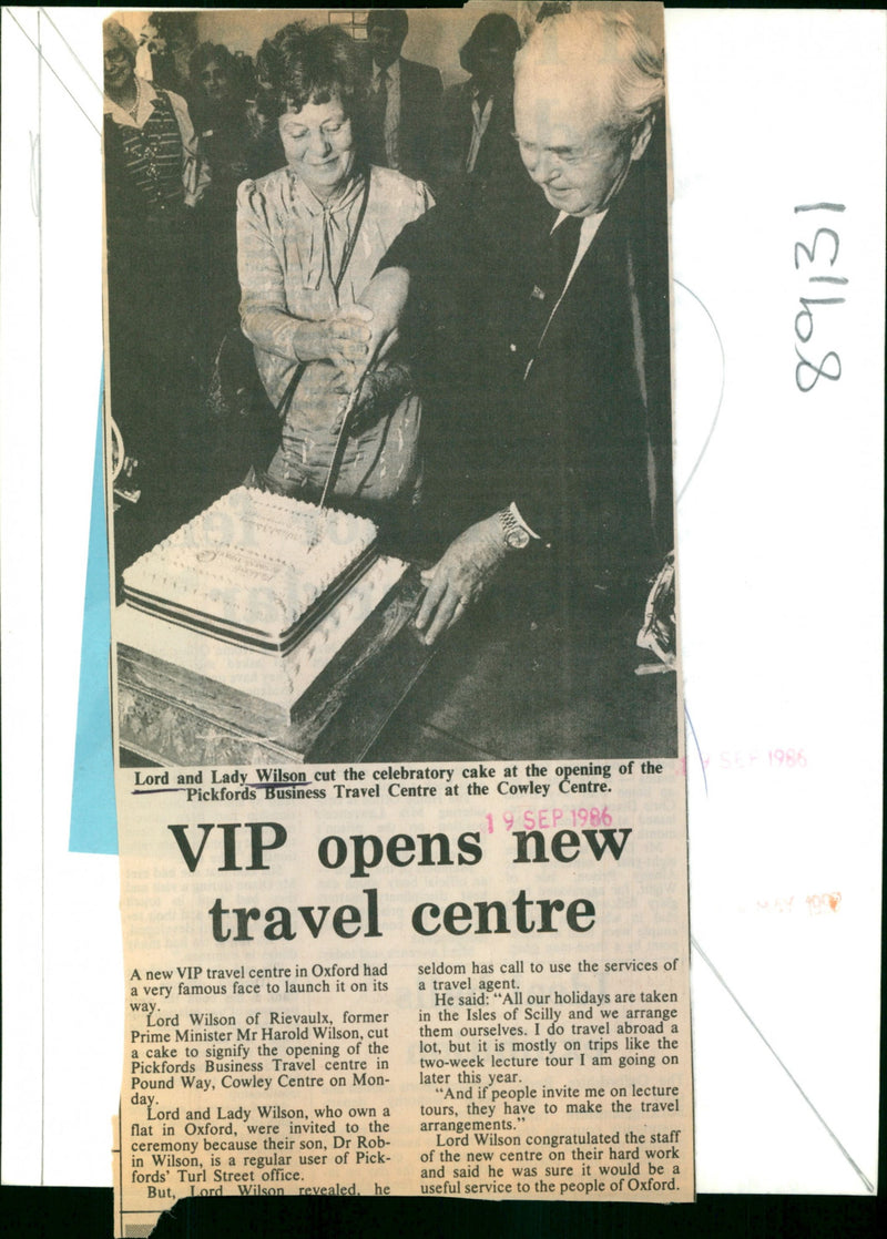 Mr. Harold Wilson - Vintage Photograph