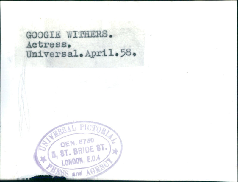 Googie Withers - Vintage Photograph