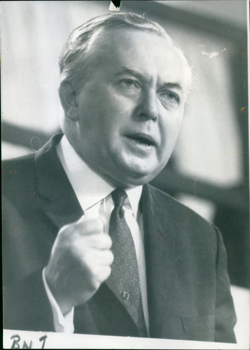 Harold Wilson - Vintage Photograph