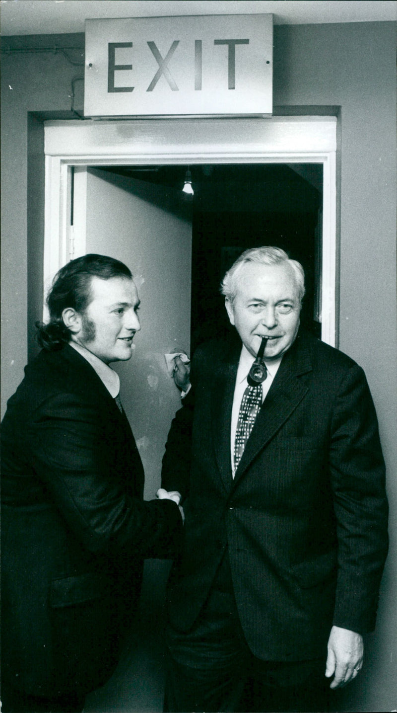 Harold Wilson - Vintage Photograph
