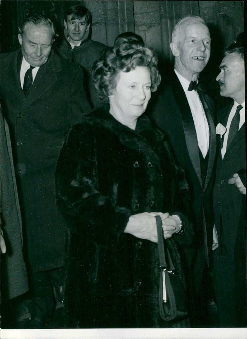 Mary Wilson visited to University College - Vintage Photograph