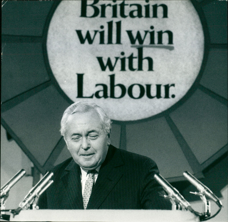 Harold Wilson - Vintage Photograph