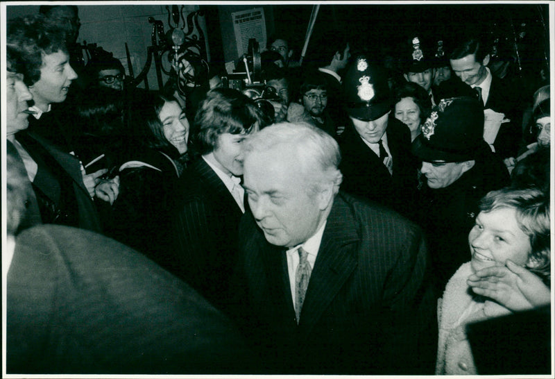 Harold Wilson - Vintage Photograph