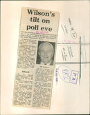 Harold Wilson - Vintage Photograph