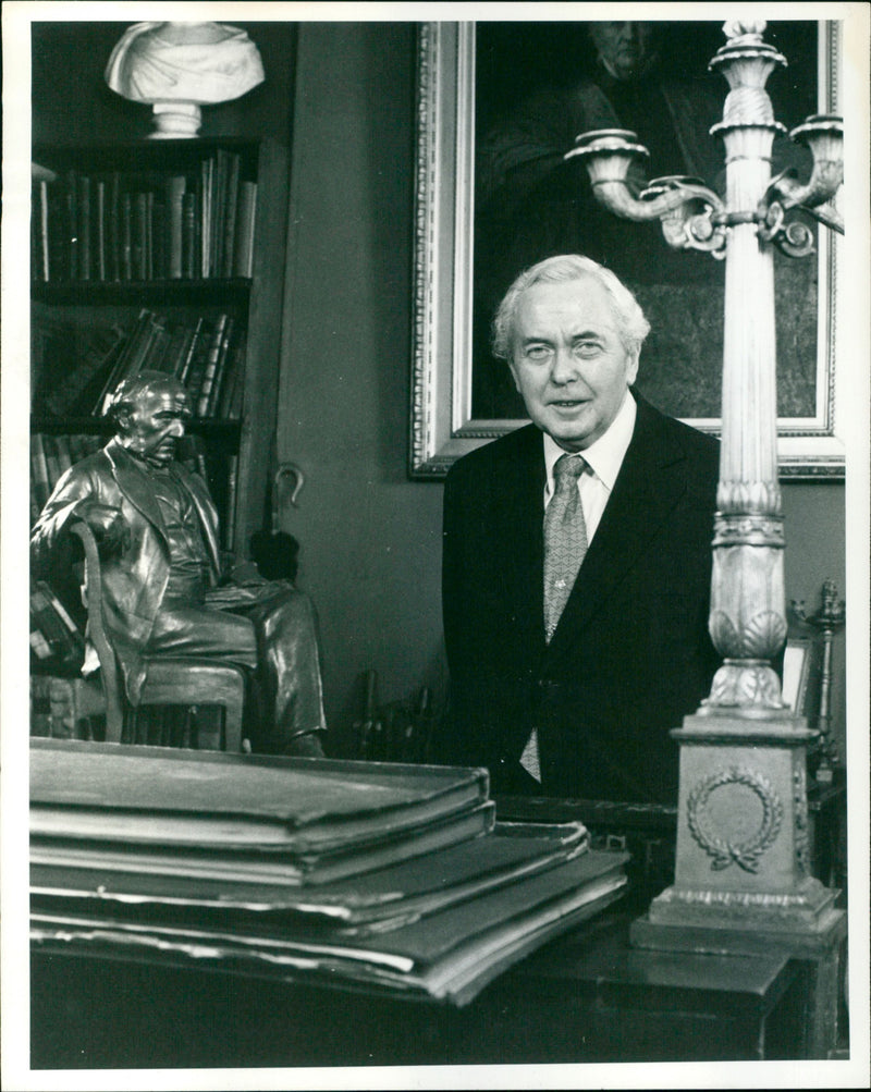 Harold Wilson - Vintage Photograph