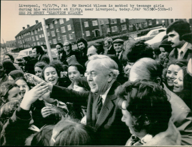 Harold Wilson - Vintage Photograph