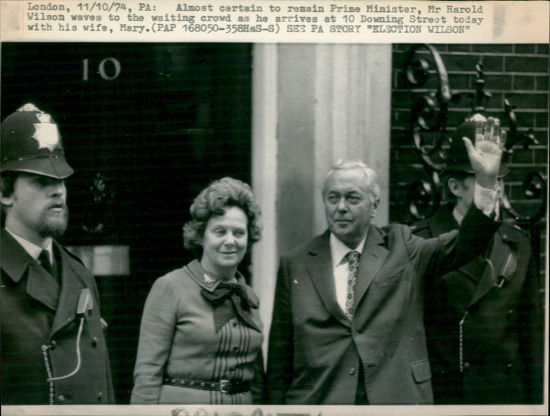 Harold Wilson - Vintage Photograph