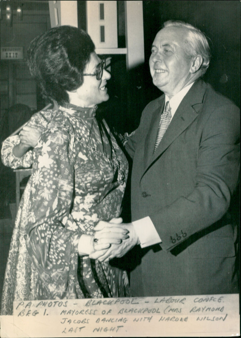 Harold Wilson - Vintage Photograph