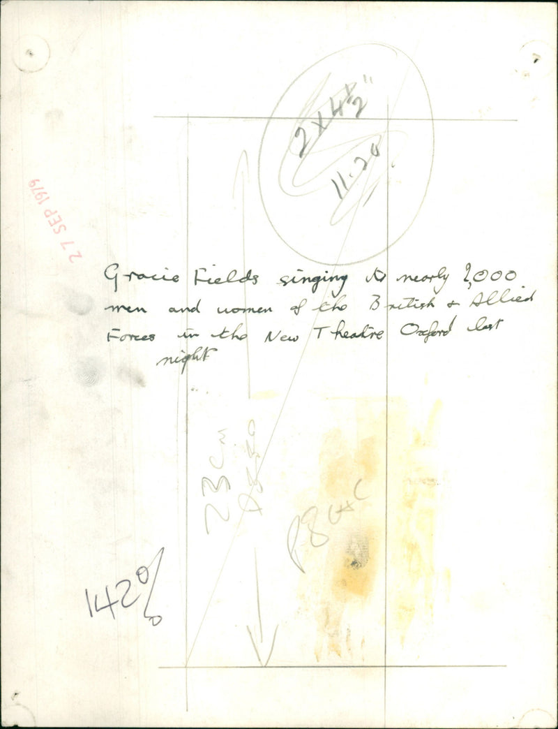 Gracie Fields - Vintage Photograph