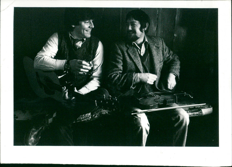 Simon Nicol and Dave Swarbrick - Vintage Photograph
