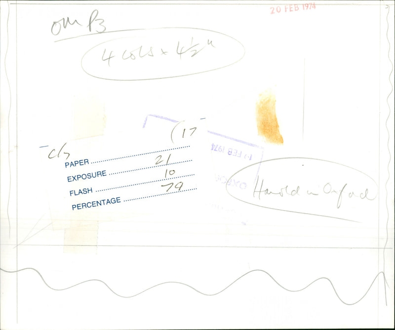 Harold Wilson - Vintage Photograph