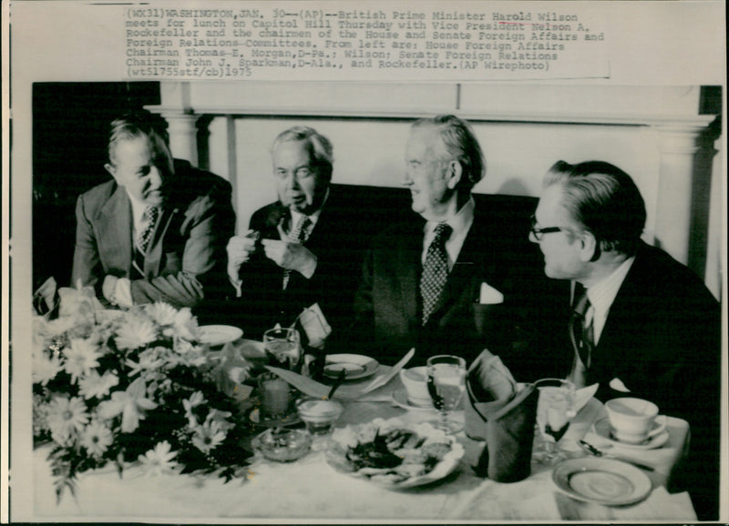 Harold Wilson - Vintage Photograph